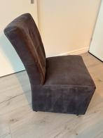 6 stuks antraciet eetkamerstoelen, Huis en Inrichting, Ophalen, Gebruikt, Grijs, Vijf, Zes of meer stoelen