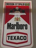 Marlboro Texaco F1 Sticker Emerson Fittipaldi, Verzenden, Zo goed als nieuw, Formule 1