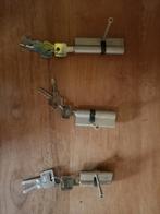 Slot cilinders Nemef, Q en S2 met 3 sleutels, Ophalen of Verzenden, Nieuw, Slot