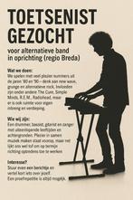 Toetsenist gezocht voor alternatieve band in oprichting (reg, Contacten en Berichten, Muziek maken en Bandleden