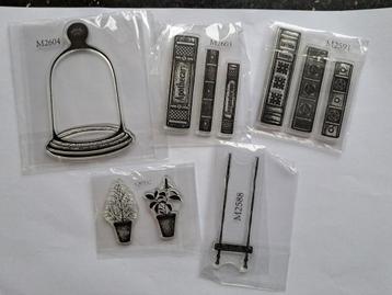 LAVINIA LOOKALIKE STEMPEL STOLP PLANT BOEKEN CLEARSTAMP  beschikbaar voor biedingen