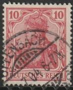 Duitsland 1902 71 Germania 10p, Gest, Postzegels en Munten, Postzegels | Europa | Duitsland, Ophalen of Verzenden, Duitse Keizerrijk