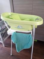 Babybadje met zitje en standaard, Gebruikt, Badje, Standaard, Ophalen