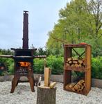 Fikkie tuinhaard/ pizzaoven/ Best BBQ 2023, Tuin en Terras, Houtskoolbarbecues, Ophalen, Gebruikt, Met accessoires
