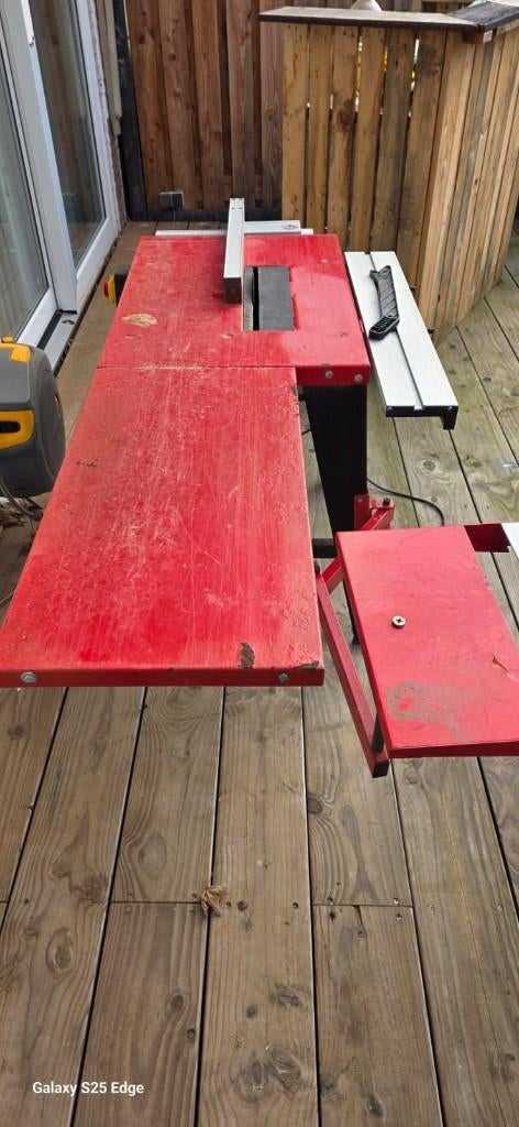 HBM zaagtafel, Doe-het-zelf en Verbouw, Gereedschap | Zaagmachines, Ophalen, Gebruikt, Overige typen, Hbm machines