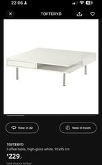 Ikea Tofteryd Coffee Table, Ophalen, Kunststof, 50 tot 100 cm, Vierkant