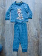 Woody pyjama blauw gestreept lange broek + shirt maat 98, Nacht- of Onderkleding, Ophalen of Verzenden, Zo goed als nieuw, Jongen