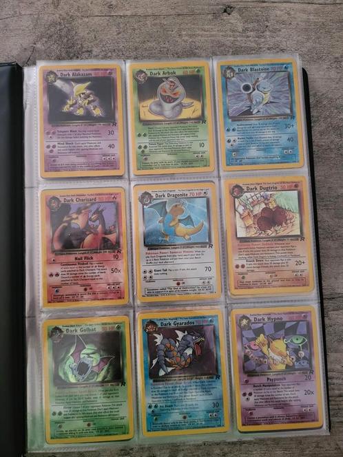 Pokémon 1st team rocket set compleet + swirl 83/82 Wotc, Hobby en Vrije tijd, Verzamelkaartspellen | Pokémon, Zo goed als nieuw