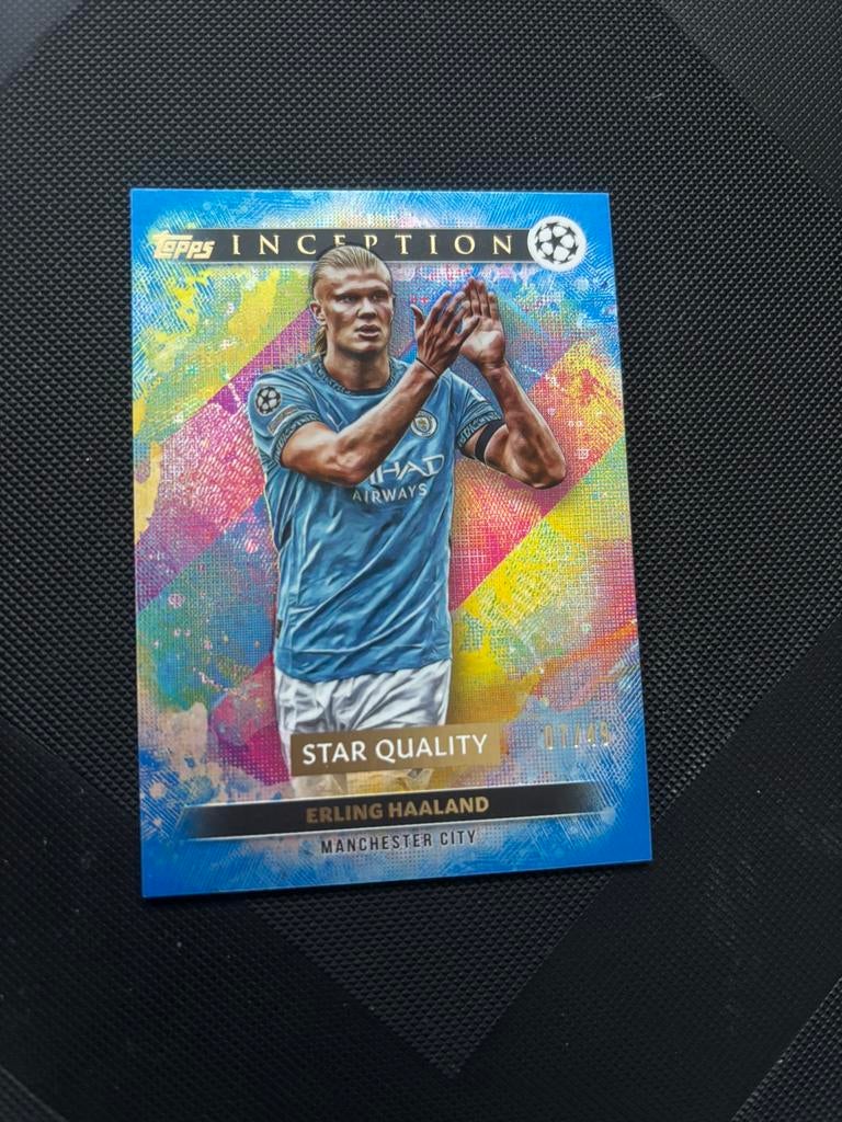 Erling Haaland /49 – Topps Inception 2024/25 Manchester City, Ophalen of Verzenden, Zo goed als nieuw