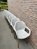 8 Grijze stoelen voor buiten., Tuin en Terras, Gebruikt, Ophalen
