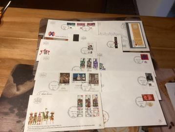 No11 Verzameling fdc Israel 1973 tot1976 10 stuks onbeschrev beschikbaar voor biedingen