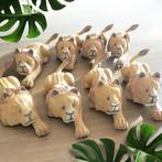 8 houtsnijwerk leeuwen handgemaakt  2508, Antiek en Kunst, Ophalen of Verzenden