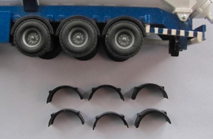 Tekno spatbordjes voor de oudere type Tekno opleggers., Hobby en Vrije tijd, Modelauto's | 1:50, Nieuw, Bus of Vrachtwagen, Tekno