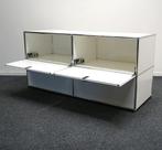 USM Haller Design Kasten | Wit | Dressoir | 75 x 152 x 52 cm, Gebruikt, Met klep(pen), -, 150 tot 200 cm