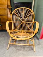 Vintage Rohe Noordwolde bamboe rotan stoeltje, Ophalen, A, A, A