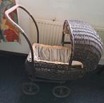 Antieke poppenwagen met spaakwielen, brocante, 67cm hoog, Ophalen