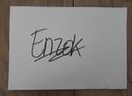 Handtekening Enzo Knol, Ophalen of Verzenden, Zo goed als nieuw, Tv, Foto of Kaart