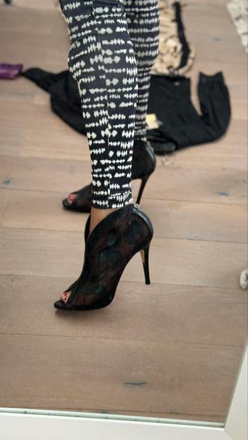 Zwarte pumps peeptoe maat 41 NIEUW ! beschikbaar voor biedingen
