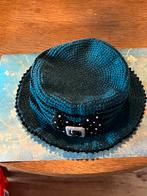 Petrolkleurig Hoedje te Koop, Ophalen of Verzenden, Zo goed als nieuw, One size fits all, Hoed