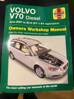 Haynes Workshop Manual - Volvo V70 - Diesel - 2007 to 2012, Ophalen of Verzenden