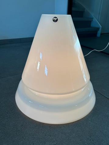 Res murano design retro vintage design glazen lamp 1970 beschikbaar voor biedingen
