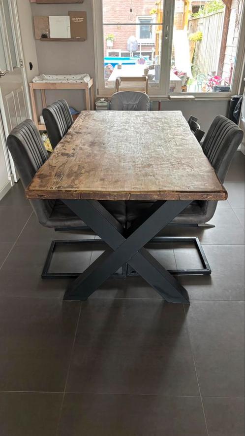 Eettafel EXCL. stoelen, Huis en Inrichting, Tafels | Eettafels, Gebruikt, 50 tot 100 cm, 150 tot 200 cm, Vier personen, Rechthoekig