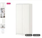 Witte kledingkast Ikea, Huis en Inrichting, Kasten | Kledingkasten, Ophalen, 100 tot 150 cm, Met hangruimte, Zo goed als nieuw