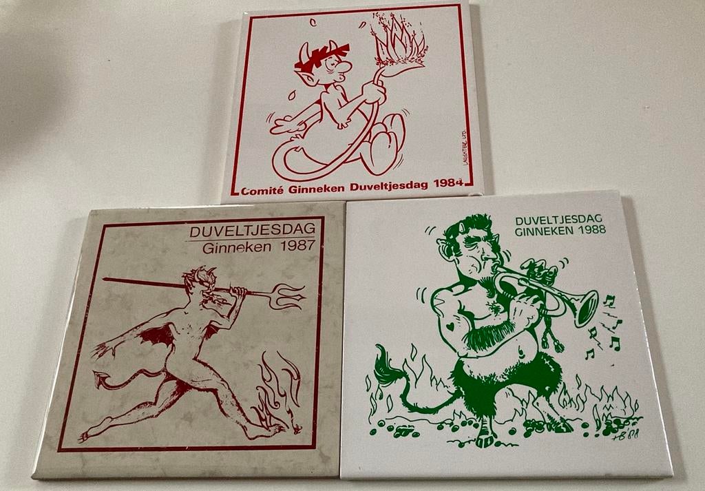 3 Breda Duveltjesdag Ginneken Hemelvaartsdag Prijs stuk, Antiek en Kunst, Verzenden