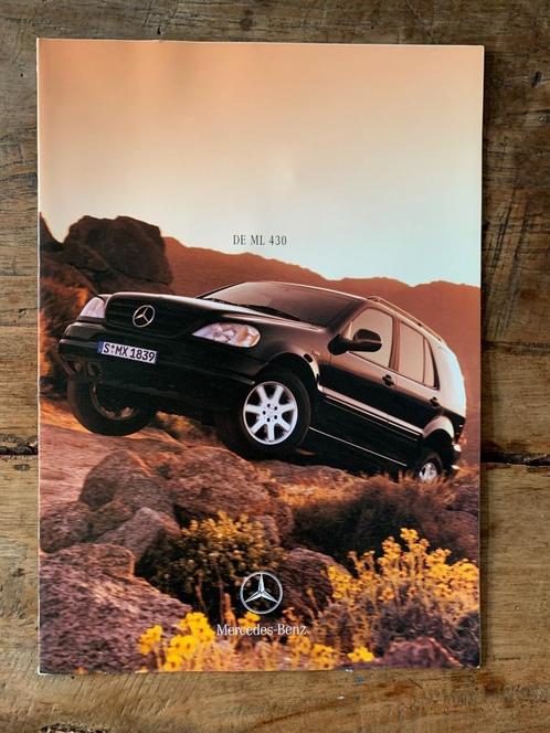 Folder, brochure Mercedes-Benz ML430 ML 430 W163 1998, Boeken, Auto's | Folders en Tijdschriften, Nieuw, Mercedes, Ophalen of Verzenden