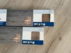 Vinyl vloerdelen bruin/grijs - 4,18 m2 (nieuw), Ophalen, Kunststof, 50 tot 150 cm, Nieuw