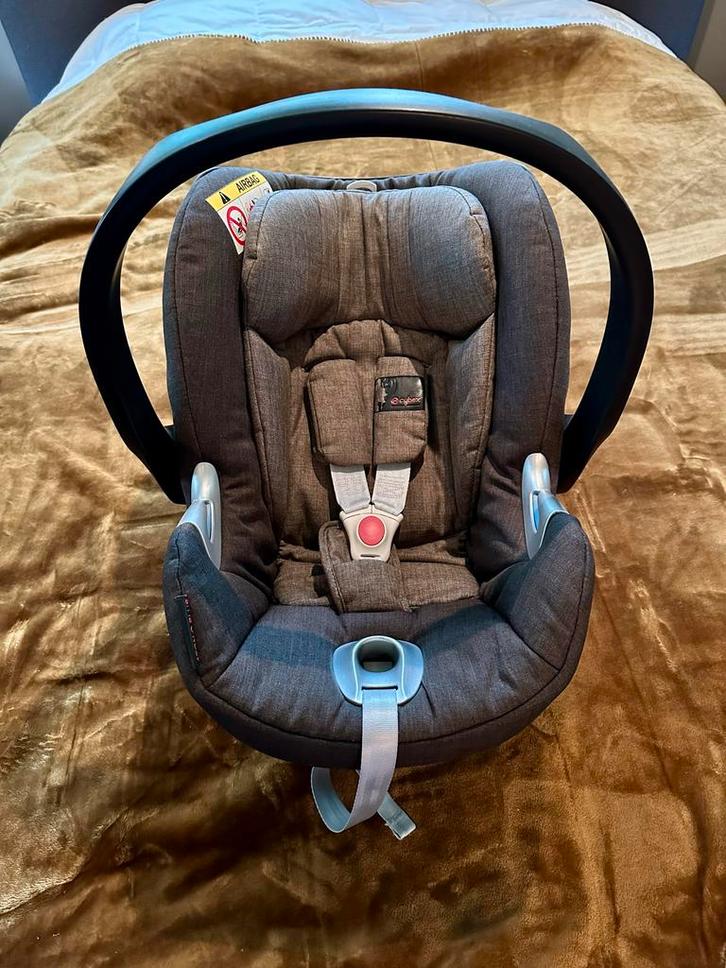 Cybex Aton Q Plus autostoel - Desert Khaki, Kinderen en Baby's, Autostoeltjes, Zo goed als nieuw, Overige merken, 0 t/m 13 kg