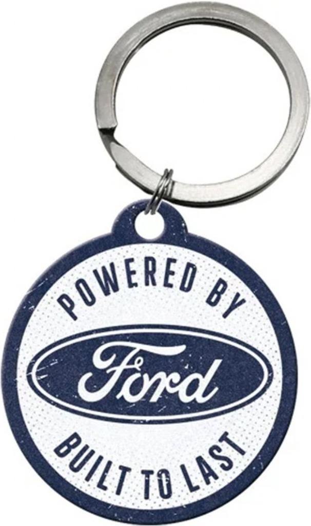 Sleutelhanger Ford Powered Nostalgic Art, Verzamelen, Sleutelhangers, Nieuw, Transport, Verzenden
