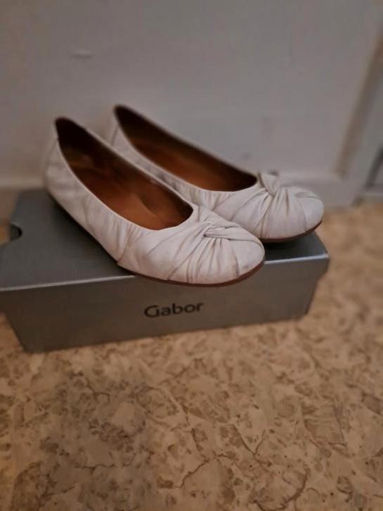 Gabor Ballerina's, Kleding | Dames, Schoenen, Nieuw, Ballerina's, Wit, Ophalen of Verzenden