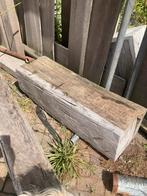 Sokkel, zuil, aanmeerpaal, hardhout, Tuin en Terras, Tuinbeelden, Ophalen, Gebruikt, Hout, Overige typen