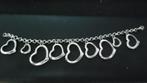 Echt zilveren hartjes armband, Sieraden, Tassen en Uiterlijk, Armbanden, Verzenden, Zo goed als nieuw, Met bedels of kralen, Zilver
