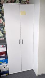 Ruime witte kledingkasten 2 stuks., Ophalen, Gebruikt, 50 tot 75 cm, 150 tot 200 cm