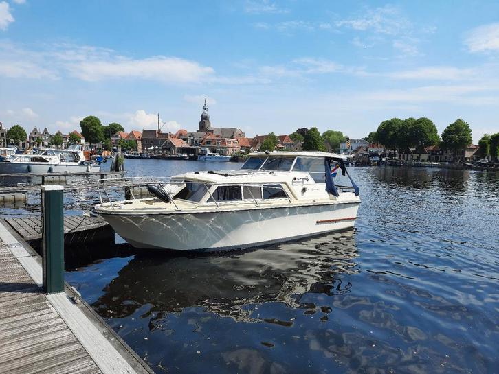 Birchwood 25 polyester, boegschroef, zonnepanelen, Watersport en Boten, Motorboten en Motorjachten, Gebruikt, Polyester, 6 tot 9 meter