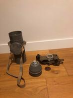 Oud gasmasker in koker., Ophalen of Verzenden, Landmacht, Nederland, Overige typen