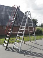 Trap 2-4mtr bouwtrap 6-12 tredes hoge werktap Altrex Solide, Doe-het-zelf en Verbouw, Ladders en Trappen, Ophalen, Gebruikt, Trap
