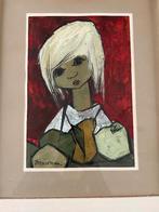 Schilderij J Moerman big-eye, Ophalen of Verzenden