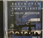Ludwig van Beethoven, Emmy Verhey, Carlos Moerdijk – Sonates, Cd's en Dvd's, Ophalen of Verzenden, Zo goed als nieuw, Classicisme