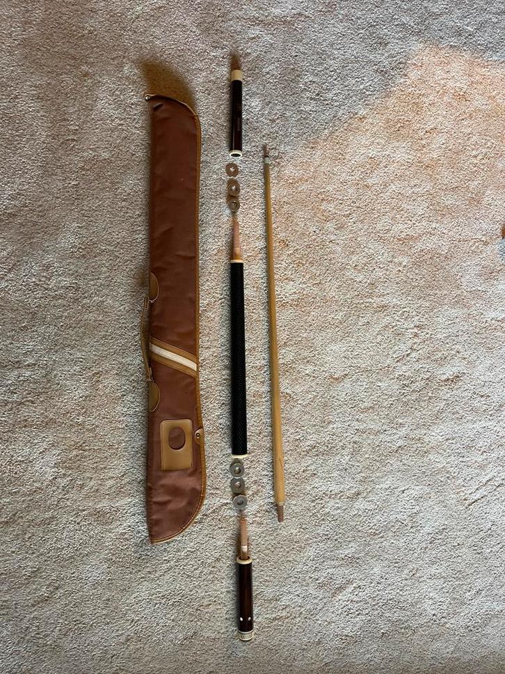 Buffalo Carambole Keu – Model B36W – 10½ – Wood Joint, Sport en Fitness, Biljarten en Poolen, Zo goed als nieuw, Keu of Ballen