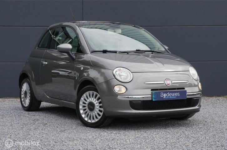 Fiat 500 1.2 Lounge Airco Panodak LM Velgen All Season Top!, Auto's, Fiat, Bedrijf, Te koop, ABS, Airbags, Airconditioning, Alarm
