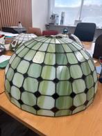 Glas-in-lood Lampenkap, Gebruikt, 25 tot 50 cm, Wit, Rond