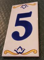 huisnummer bordje, Ophalen, Nieuw