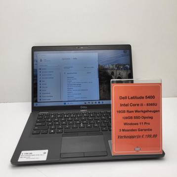 Dell Latitude 5400 i5 8th Gen | Met Garantie beschikbaar voor biedingen