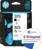 HP 305 - Inktcartridge - Origineel - Kleur en Zwar t, Computers en Software, Printerbenodigdheden, Verzenden, Nieuw, Cartridge