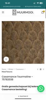 Behang Casamance tourmaline 7578 20 38, Huis en Inrichting, Ophalen of Verzenden, Minder dan 10 m²