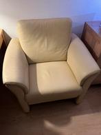 LAATSTE WEEK : aanbieding Prominent stoel leer, Huis en Inrichting, Fauteuils, Ophalen, Zo goed als nieuw, Leer, 50 tot 75 cm