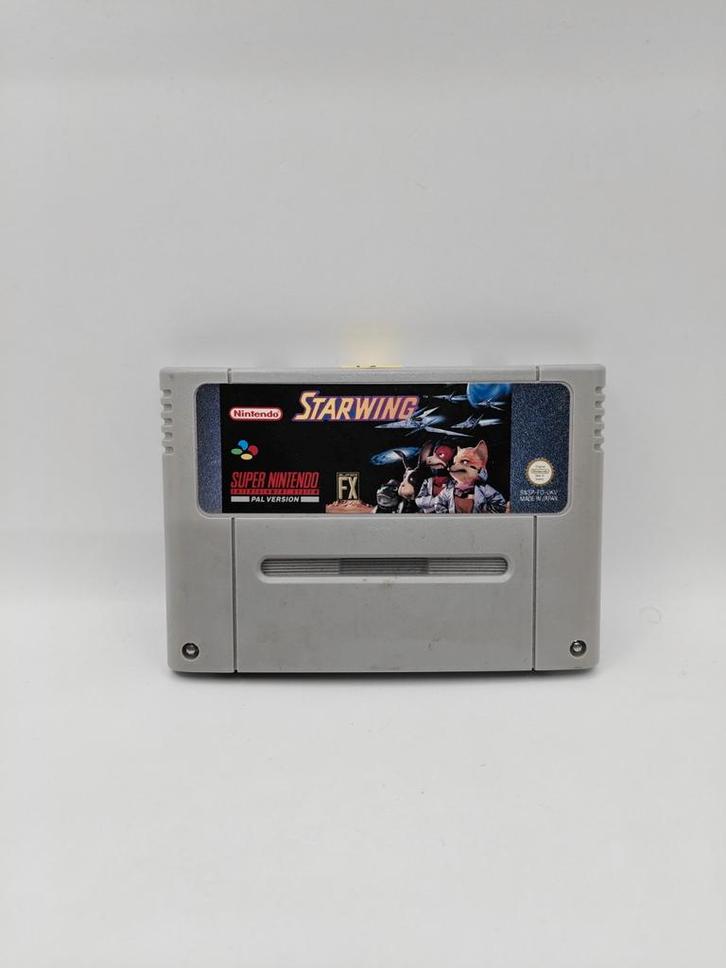 Starwing SNES, Spelcomputers en Games, Games | Nintendo Super NES, Zo goed als nieuw, Racen en Vliegen, 1 speler, Vanaf 3 jaar